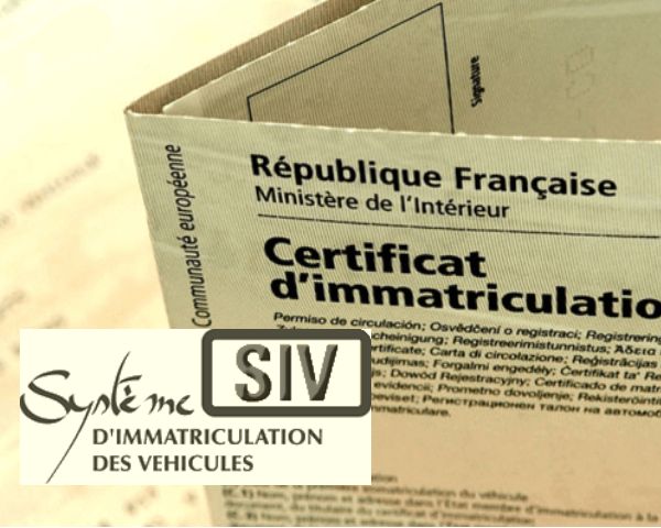 Formalités immatriculation